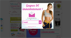 Desktop Screenshot of minceurmoinscher.com